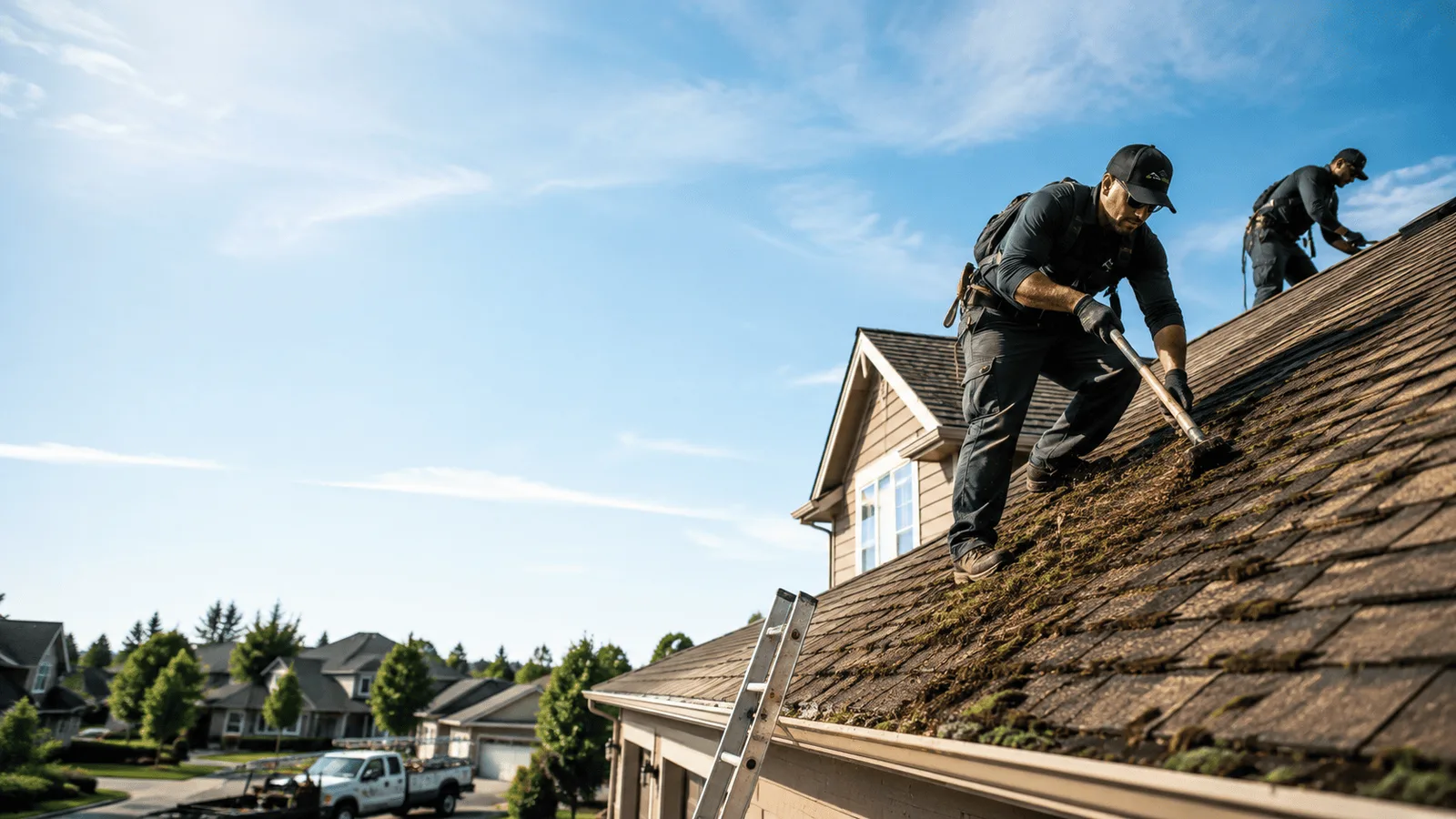 Roof Moss Removal in Kent, OH near me
